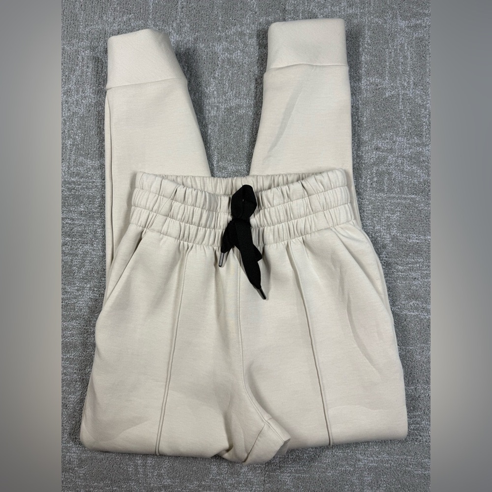 UNRL Luxbreak Thick Sweat Jogger Waist Tie Pull On In Sand Size XS